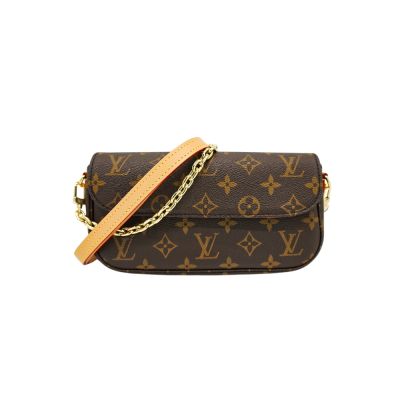 LOUIS VUITTON路易威登 Louis Vuitton LV路易威登 展示品 Ivy Woc 帆布肩背/斜背包(M81911-咖)