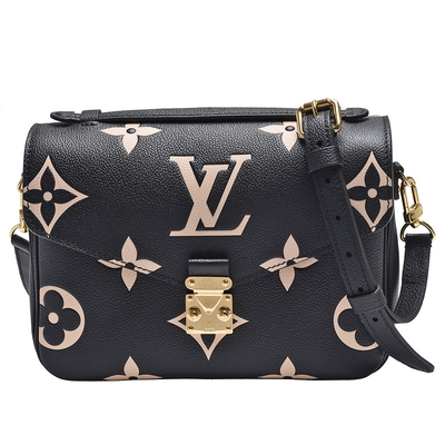 LV Louis Vuitton路易威登 M45773 POCHETTE METIS系列經典Empreinte皮革手提/斜背郵差包