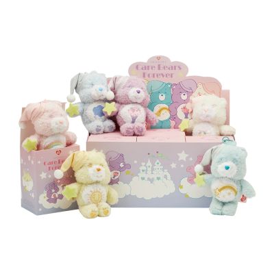 【Grace Gift】Care Bears-星辰甜夢系列毛絨玩偶吊飾鑰匙圈一中盒