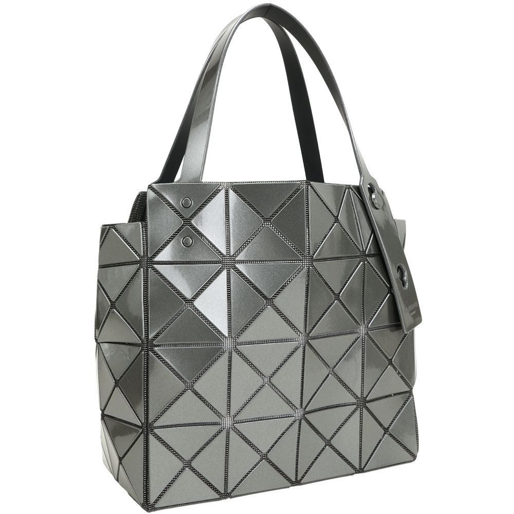 B439s「春日大社鹿角香合」木遊軒一丘造一司作　共袋(一丘)共箱(一丘一司銘) ISSEY MIYAKE 三宅一生BAOBAO 4x4 亮面幾何手提/肩背包(銀灰) | 購物包