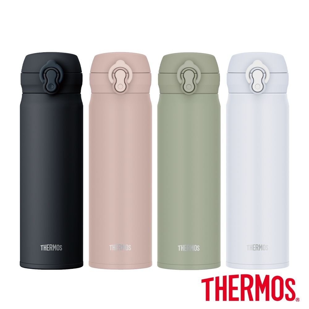 THERMOS膳魔師新飲感不鏽鋼超輕量彈蓋真空保溫瓶500ml(JNL-S500)
