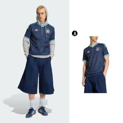 【Adidas 愛迪達】2026 世足DFB A JSY 世界盃 德國 客場短袖球衣 男 A-JN2074
