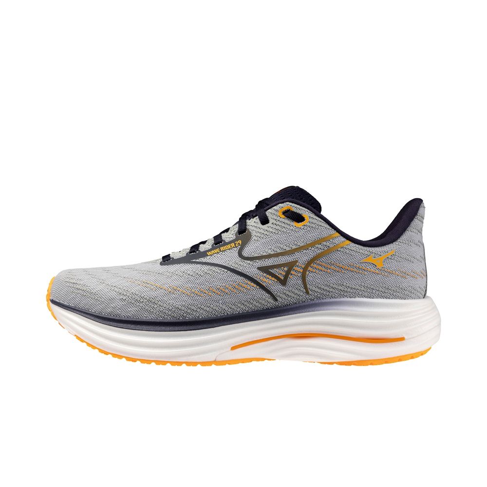 Mizuno 美津濃Wave Rider 29 [J1GC250405] 男慢跑鞋超寬楦跑鞋路跑灰