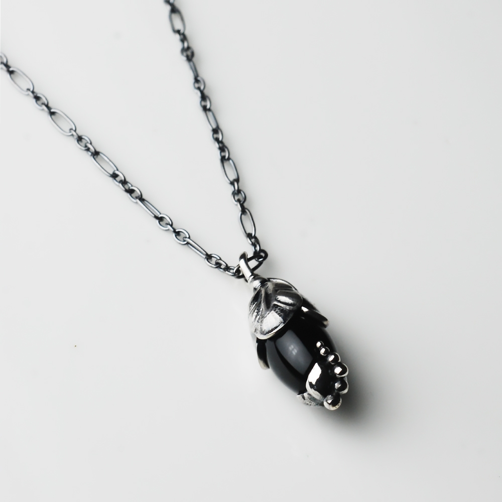 Georg Jensen 2024年度黑瑪瑙純銀項鍊| 項鍊| Yahoo購物中心