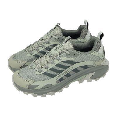 Merrell 登山鞋 Moab Speed 2 GTX 男鞋 綠 防水 戶外 越野 黃金大底 ML00003616