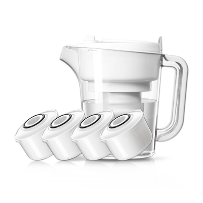 3M WP3000plus 即淨長效濾水壺1壺4心(一年份組)