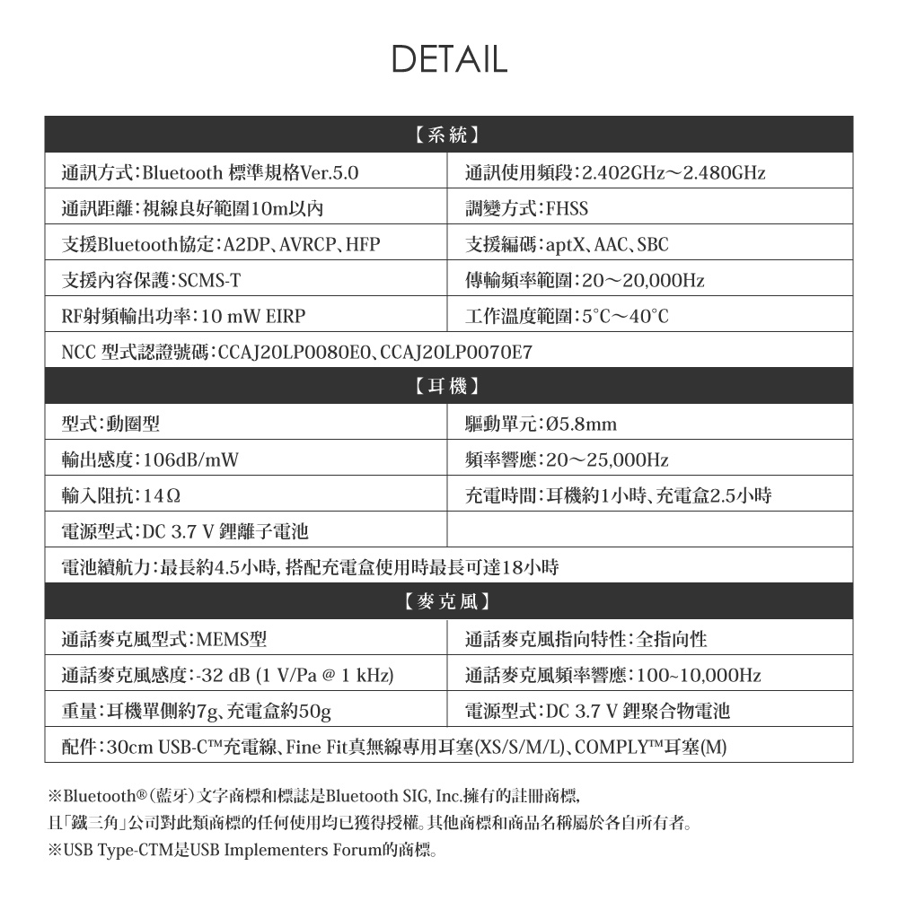 audio-technica鐵三角 ATH-ANC300TW - 詳情3