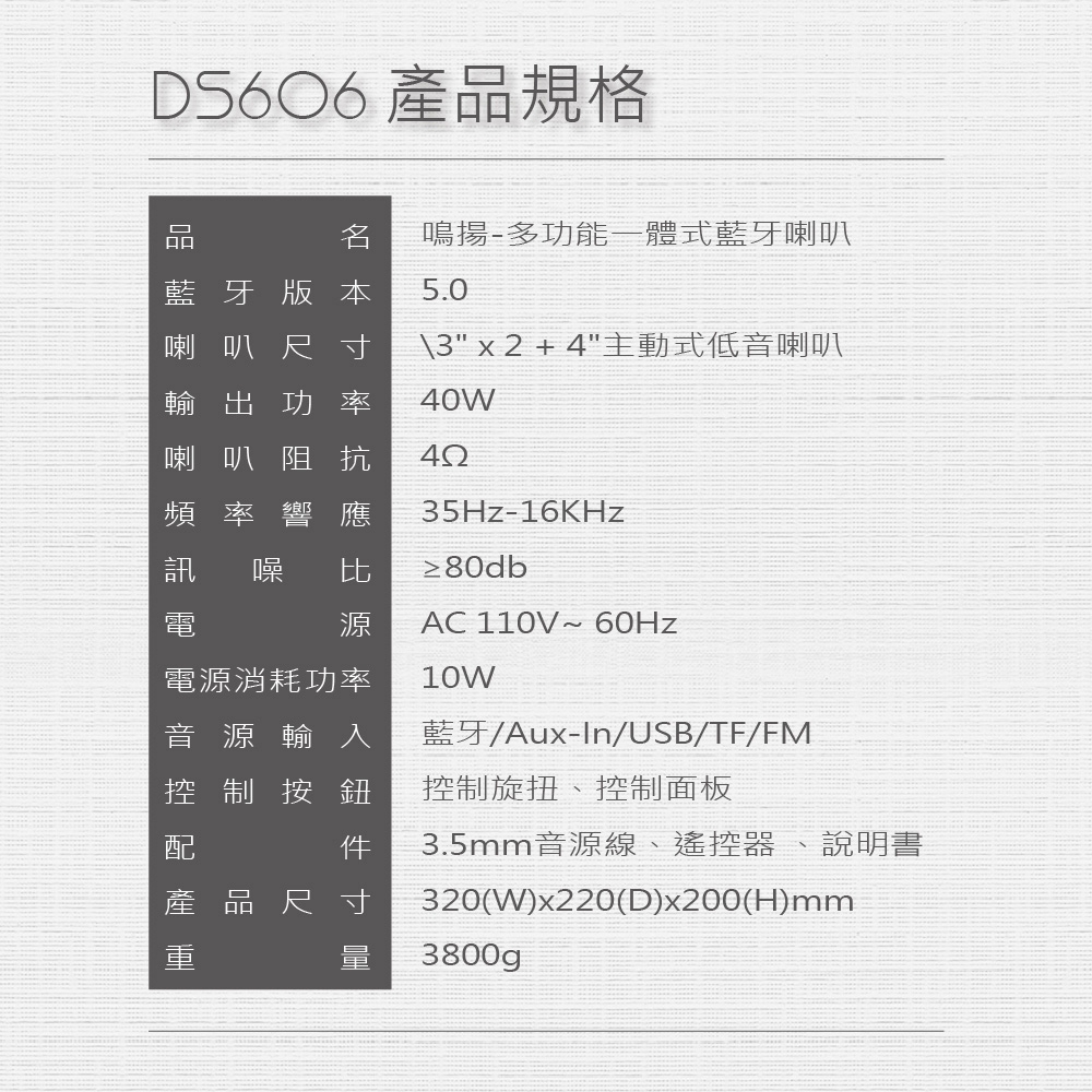 DIKE DS606 - 詳情11