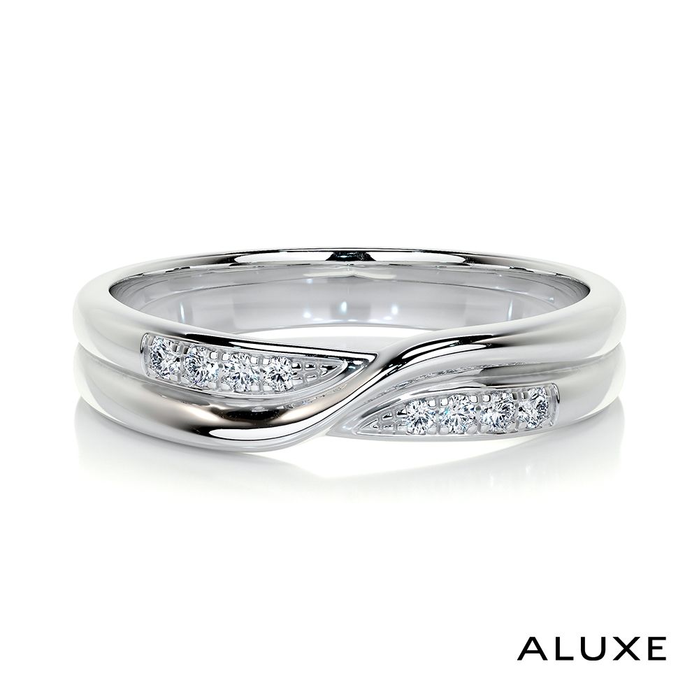 ALUXE 亞立詩 18K金情侶結婚戒指-女戒 RG0507