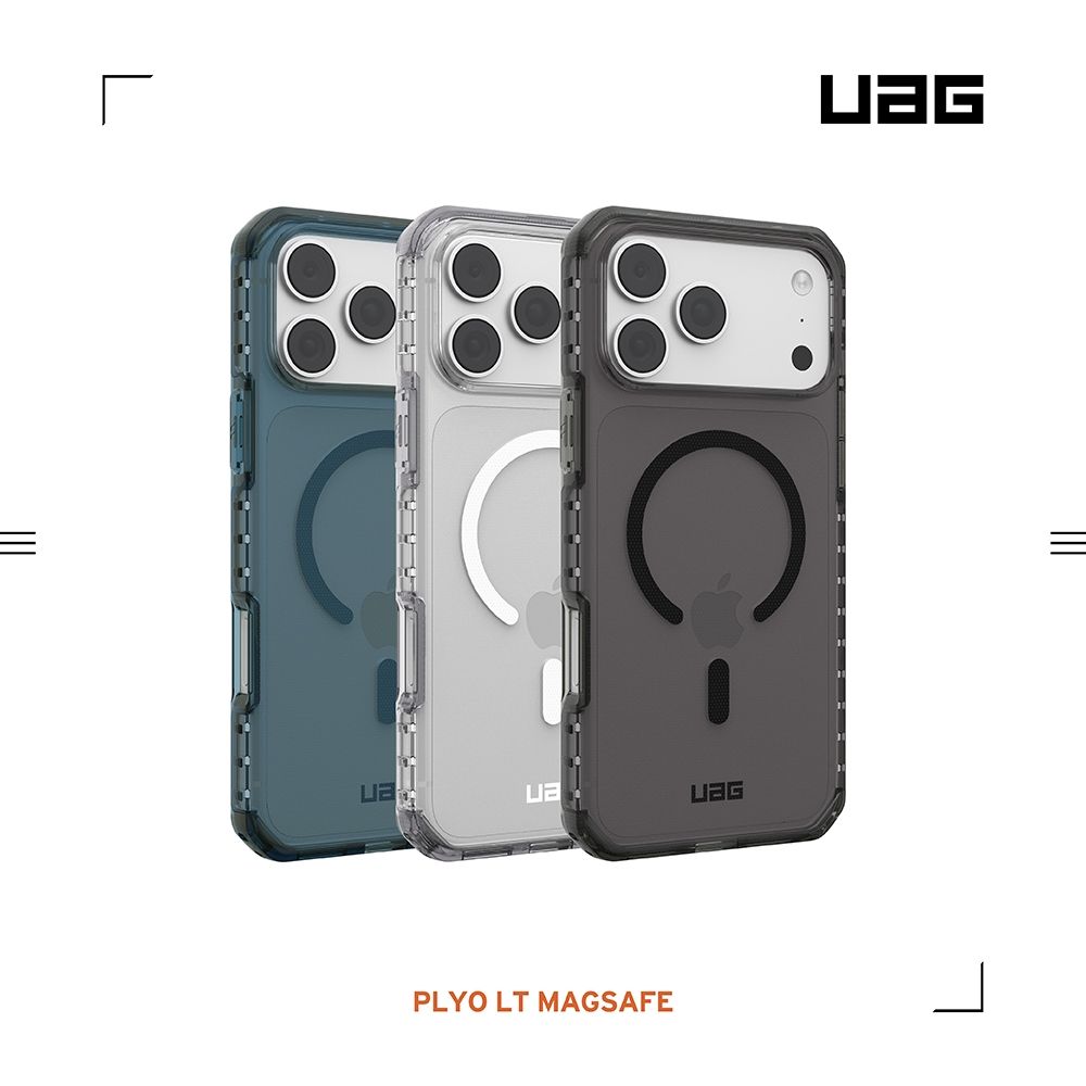 UAG iPhone 18/17 Pro/Pro Max 磁吸耐衝擊全透保護殼LT (支援MagSafe 手機殼) (iPhone 18/17 Pro)