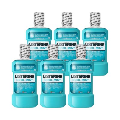 【LISTERINE】薄荷漱口水 750mlx6入囤貨組(共4500ml)_德國境內版