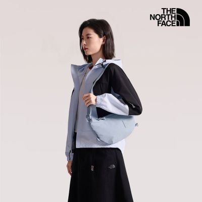 【The North Face 官方旗艦】北面女款灰色DWR防潑水休閒單肩包｜81DSFM2 斜背包