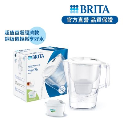 【BRITA官方】Aluna愛奴娜濾水壺 3.5L(含MAXTRA PRO濾芯 全效型x1)