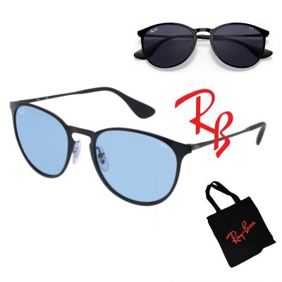 RayBan 雷朋 全日配戴 EVOLVE變色太陽眼鏡 RB3539 002/Q2 黑框淺藍變灰鏡片 公司貨(贈RAY BAN托特包)