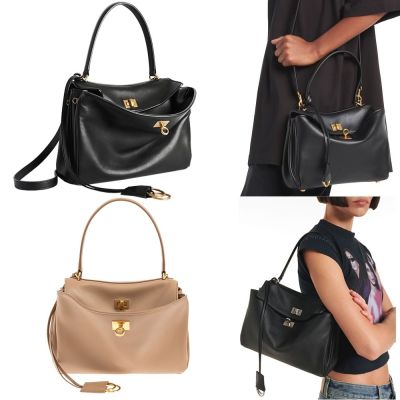 BALENCIAGA 巴黎世家 Rodeo S 暢貨出清 垂墜小牛皮兩用托特包-3色可選