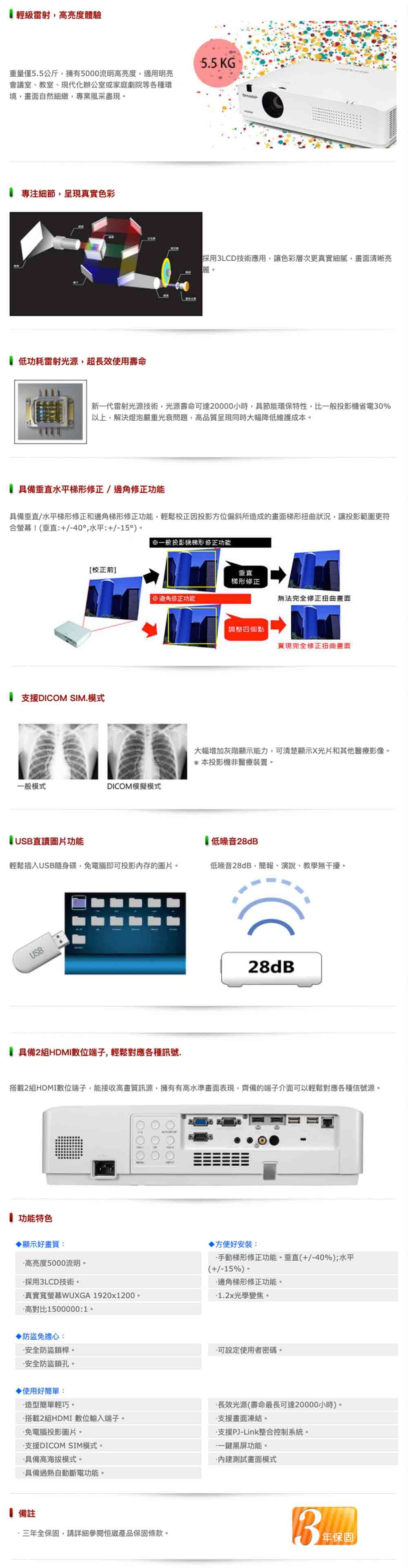 SHARP夏普 PG-CE50U - 詳情2