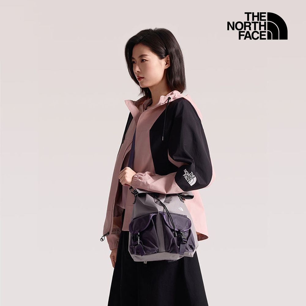 【The North Face 官方旗艦】北面男女款灰色休閒單肩包｜8HNTJZU 斜背包