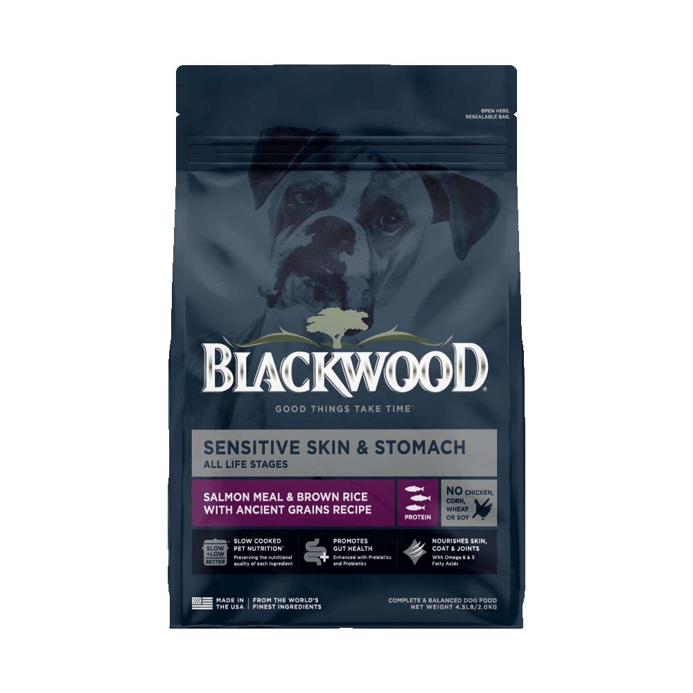 BlackWood 柏萊富 功能性腸胃保健配方(鮭魚+糙米)全齡犬糧 4.5磅 狗飼料 狗糧 全齡犬 成犬