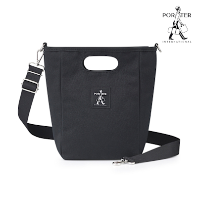 PORTER INTERNATIONAL - 玩味動心PUNCH手提包 - 黑