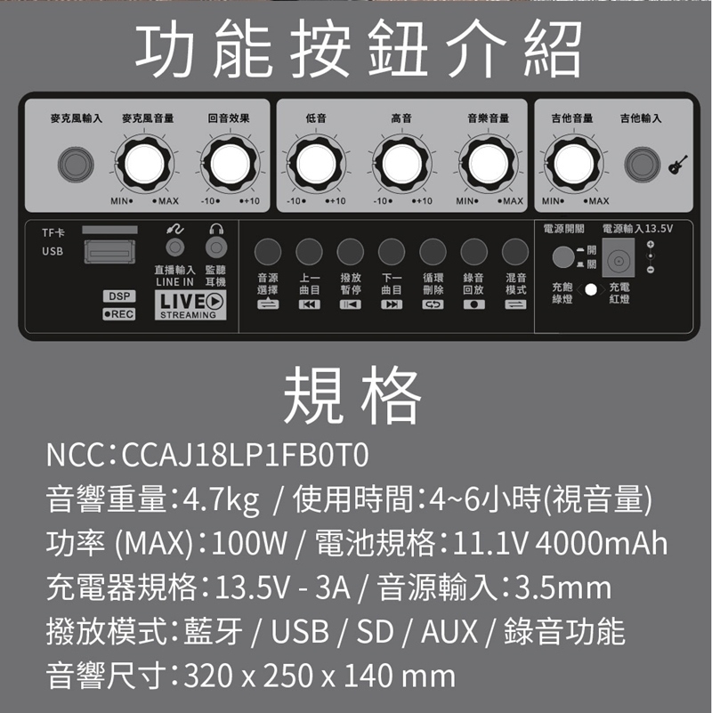 JPOWER震天雷 6.5 吋 - 詳情7