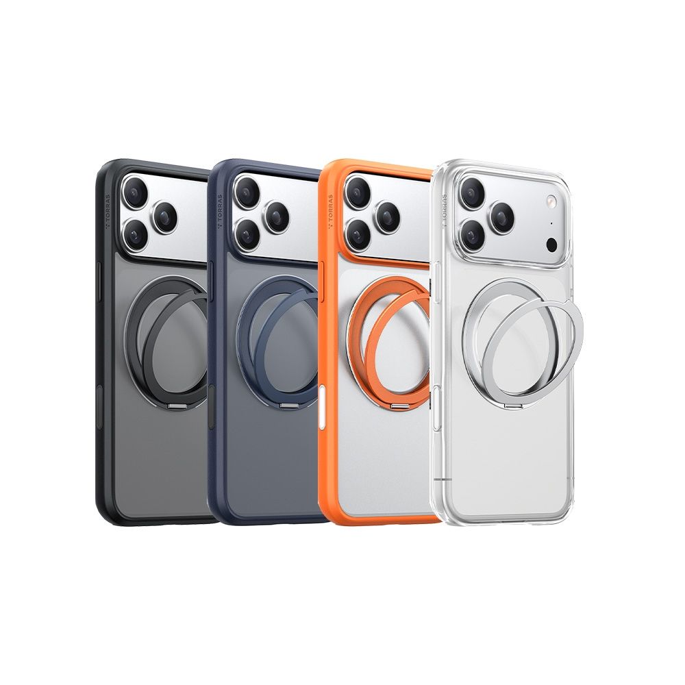 TORRAS 圖拉斯 Ostand R iPhone 17系列 磁吸360度旋轉支架防摔手機殼