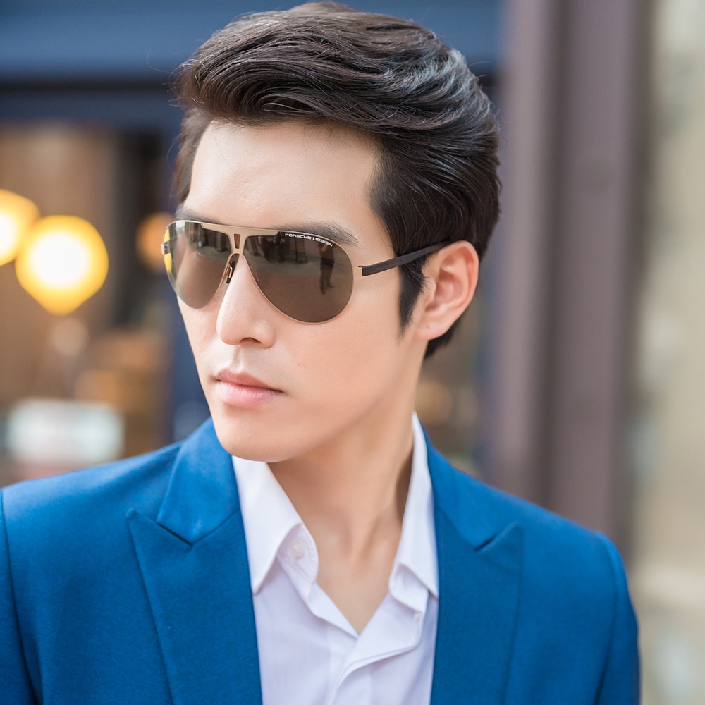 Porsche Design 保時捷水銀面太陽眼鏡(金色)P8656 | 太陽眼鏡/墨鏡