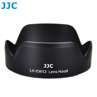 JJC佳能副廠太陽罩相容Canon原廠EW-53遮光罩LH-EW53適RF-S 18-45mm f4.5-6.3 IS STM EF-M 15-45mm f3.5-6.3