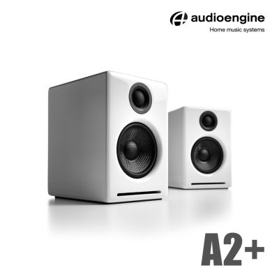 Audioengine A2+主動式立體聲藍牙書架喇叭-白色款
