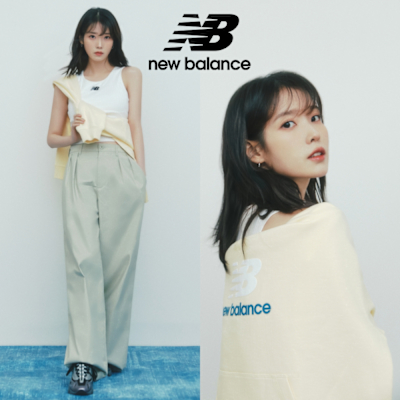 IU著用款 【New Balance】長袖連帽上衣 女性 黃色 WT51501PRC