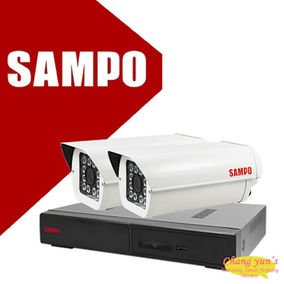 昌運 CHANG YUN 昌運監視器 SAMPO 聲寶 4路2鏡優惠組合 DR-TWEX3-4 VK-TW2C98H 2百萬畫素紅外線攝影機