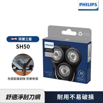 【PHILIPS飛利浦】SH50/51電鬍刀替換刀頭