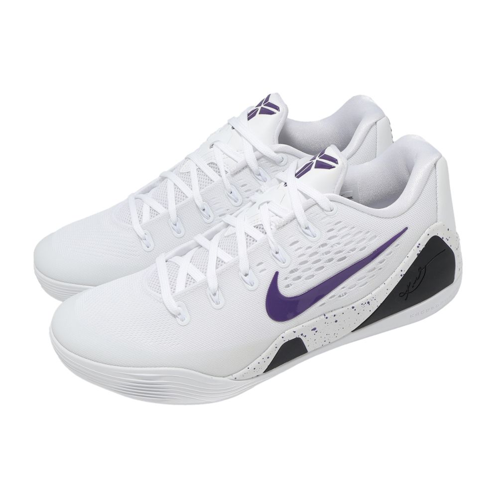 Nike 籃球鞋Kobe IX Elite Low EM Protro 男鞋白紫黑曼巴Lakers IH1401
