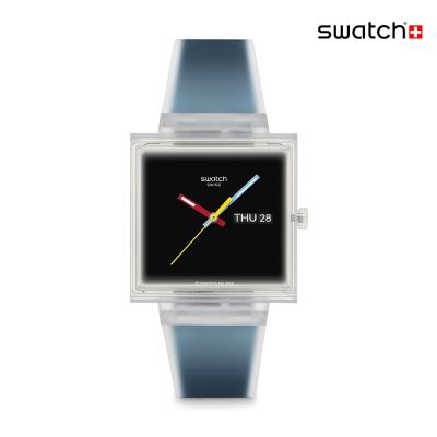 Swatch WHAT IF...SEE THRU BLACK? 經典手錶/男錶/女錶/瑞士製造 SO38K700 (42mm)