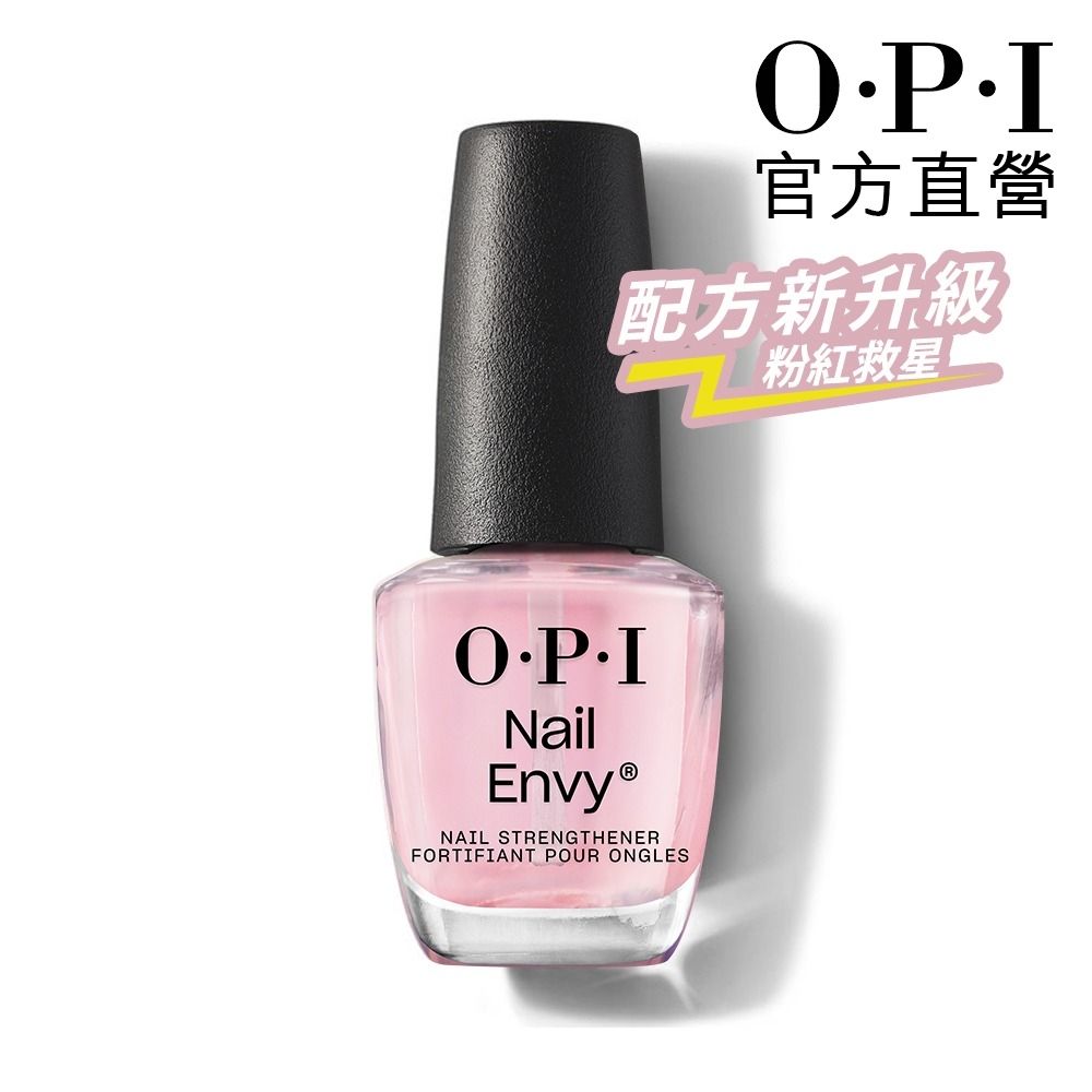 OPI 粉透清透增強指甲護甲油15ml-NT223．乾燥紋路甲專用/純素/硬甲油/可取代 經典指甲油底油/Base Coat/NAIL ENVY系列/甲面護理/官方直營