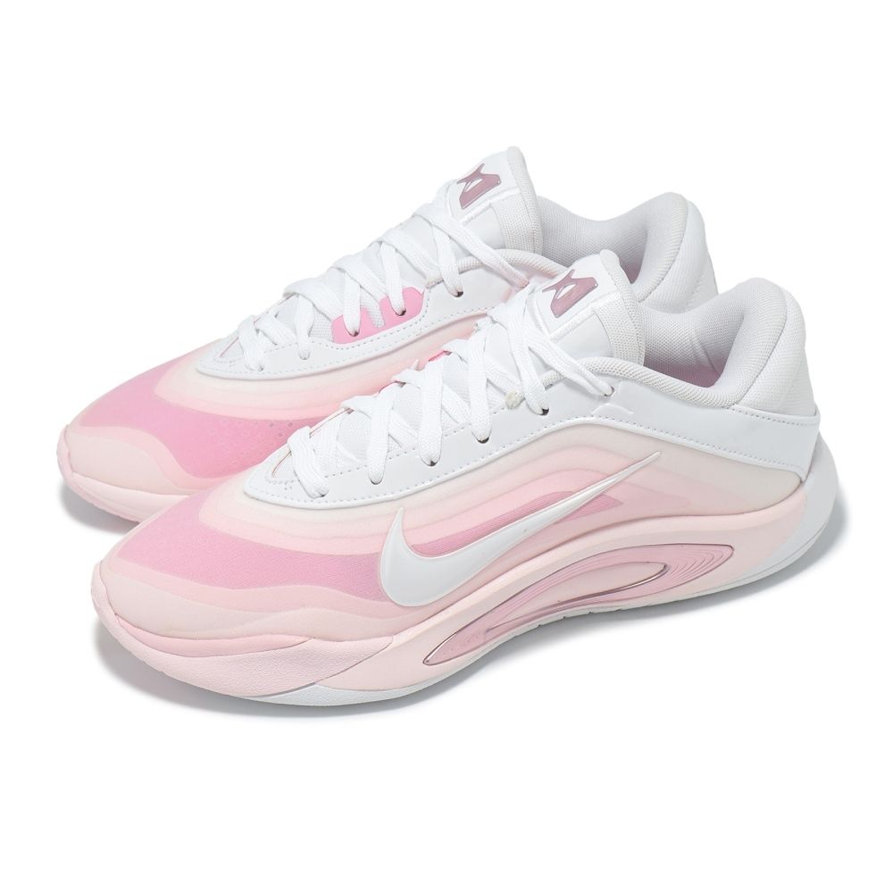 Nike 籃球鞋 A One EP 女鞋 男鞋 白 粉紅 珍珠 Draft Pick FZ8606-101