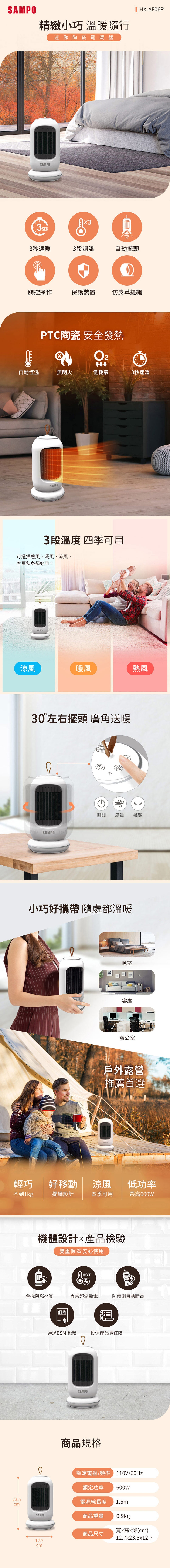 SAMPO聲寶 HX-AF06P - 詳情2