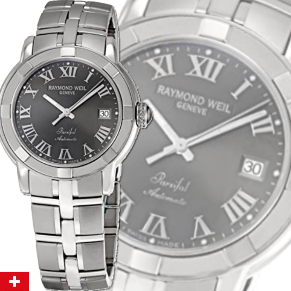 Raymond Weil 蕾蒙威 Parsifal帕西佛系列 羅馬假期精鋼自動上鍊男款40㎜ R01(2841-ST-00608)