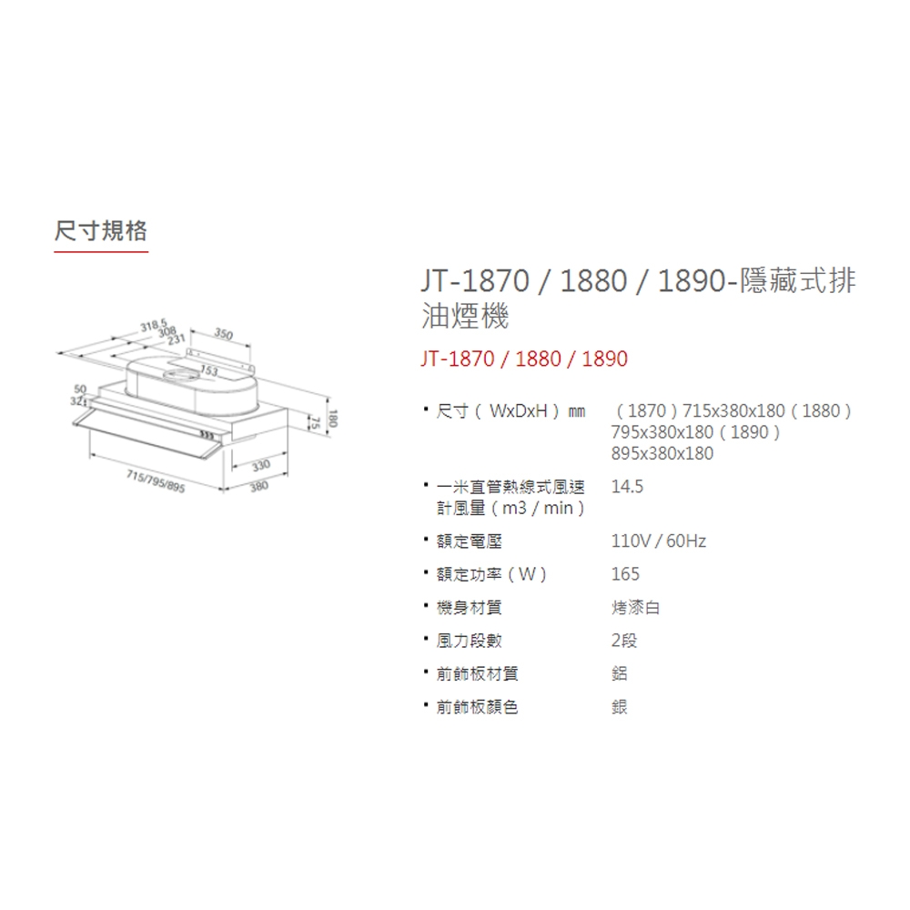 JTL喜特麗 JT-1890 - 詳情3