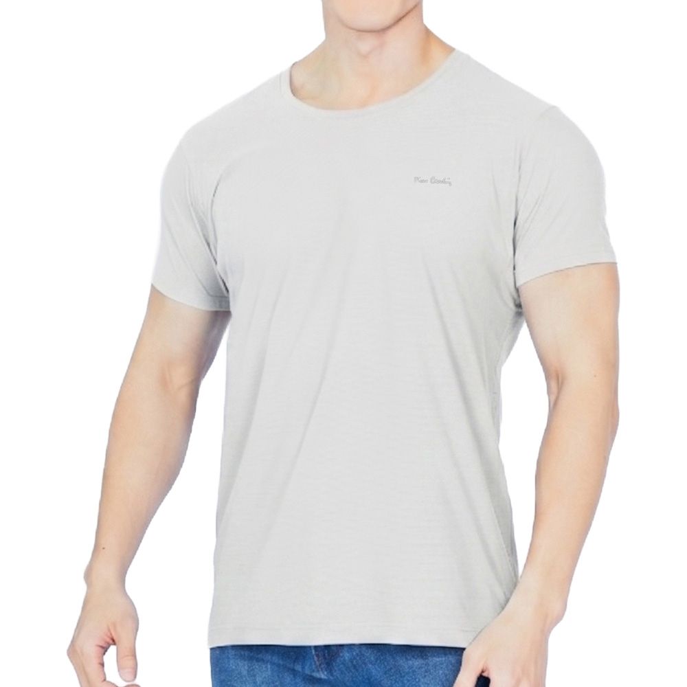 【pierre cardin 皮爾卡登】雙層抗菌消臭速乾圓領短袖（兩件組）-PC3630 (淺沙色)