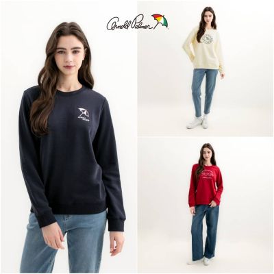 Arnold Palmer -女款-經典復刻LOGO大學T-多款選【時時樂限定】