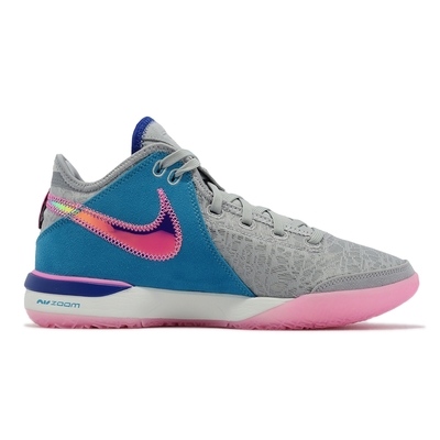 Nike 籃球鞋Zoom LeBron NXXT Gen EP 男鞋灰Wolf Grey 氣墊中筒