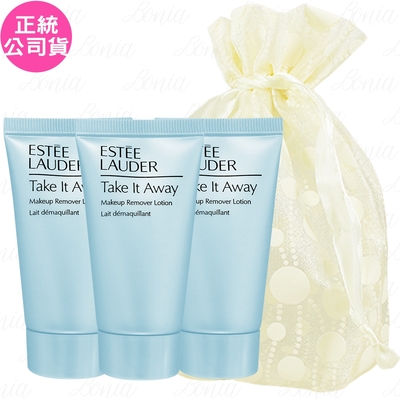 ESTEE LAUDER 雅詩蘭黛 清新淨妍潔顏露(30ml)3入旅行袋組(公司貨)