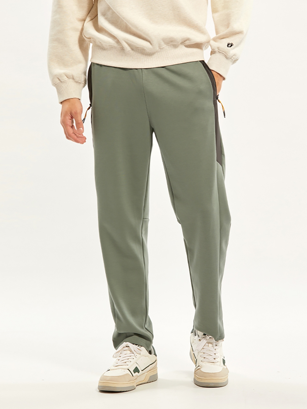 Hang Ten-男裝-恆溫多功能-TAPERED FIT空氣層抗菌除臭彈性抽繩長