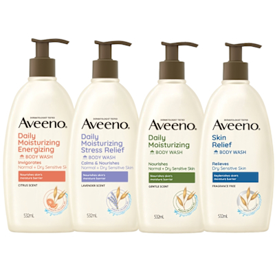 艾惟諾薰衣草香氛舒緩/活力果香沐浴露532ml 4入