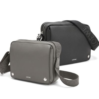 LOEWE 羅威 Pebble 中型 小牛皮肩 斜背郵差包-2款可選