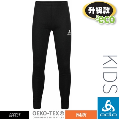 【ODLO】兒童.女 ECO 升級型 EFFECT 銀離子保暖型長褲.衛生褲.內搭褲 159219-15000