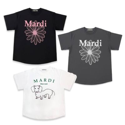 Mardi Mercredi 經典小雛菊短袖T恤 FLOWERMARDI 多色任選