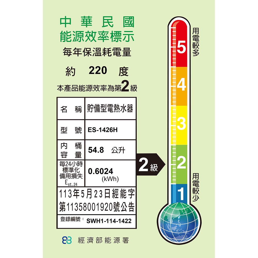 怡心牌 ES-1426H - 詳情6