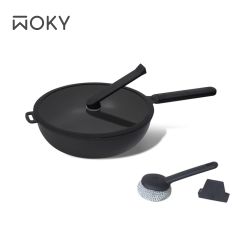 【WOKY 沃廚】恰恰鍋26CM深煎鍋組