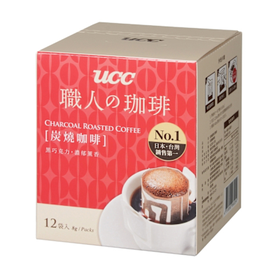 UCC 炭燒濾掛式咖啡(8gx12入)